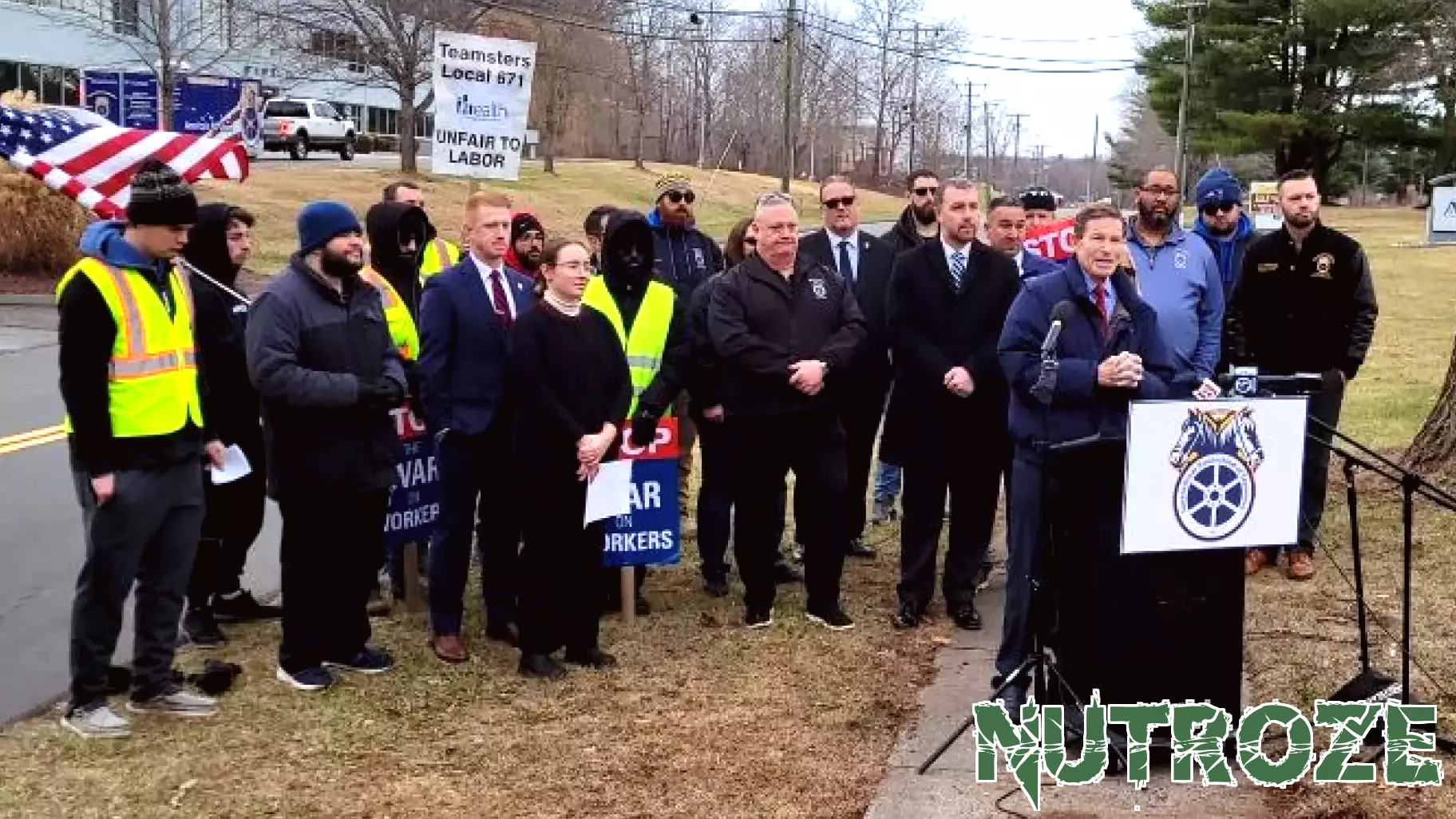 Teamsters Local 671 Organize Picket in Enfield, Connecticut